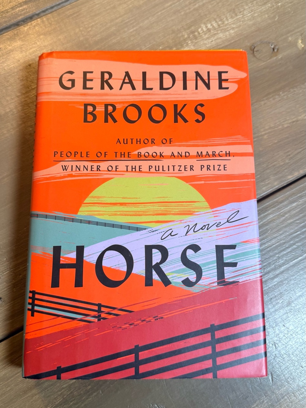 Horse Geraldine Brooks Hardcover Novel‎ Dust Jacket Historical Fiction Book